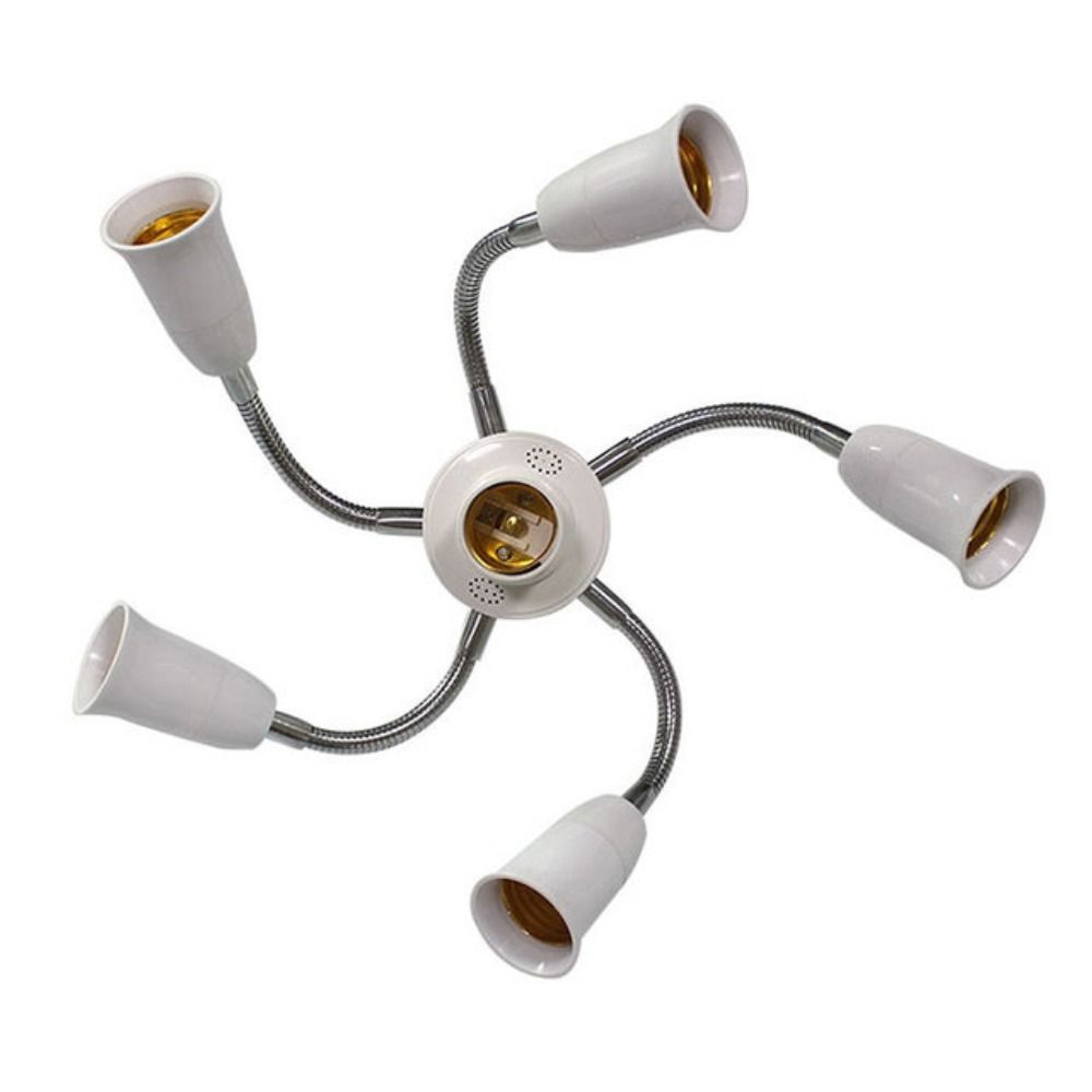 with Extension Hose E27 Lamp Holder Converter Bulbs Adapter E27 Light Socket Splitter   Office