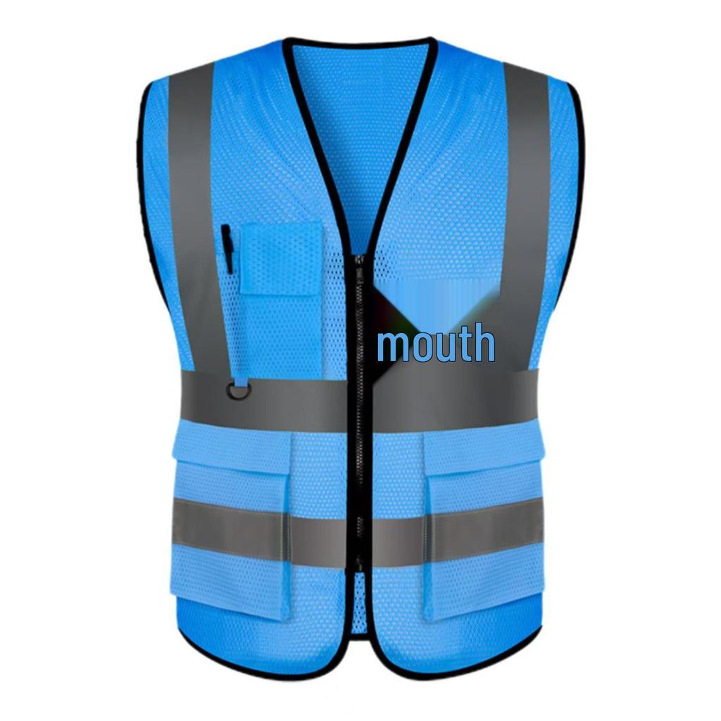 Multi-Pocket Reflective Vest for Drivers, Sanitation, Traffic, Cycling & Construction