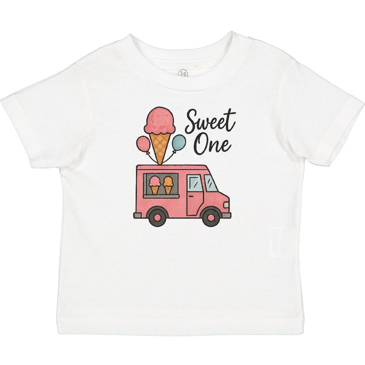 Inktastic Sweet One I m One Today Ice Cream Truck Baby T-Shirt 1st Celebration 150