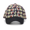 Fashion Hat New Spring and Autumn Elephant Printed Baseball Cap Men and Women Plaid Cap Cartoon Pattern Fashion Hat
