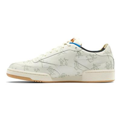 Zapatillas Unisex Kung Fu Panda x Club C 85 Caligrafía China Blanco Clásico-Blanco Paperwhite GZ8633