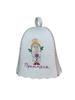 Sauna and Bath Hat "Princess" Natural Felt White (SUN-LA-512)