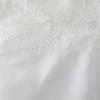 Elegantes Weißes Spitzen-Chiffon-Hochzeitskleid für Damen Süßer Herz-Ausschnitt Ärmellos Rückenfrei Empire-Taille Bodenlang Brautkleid mit Schleppe Neu