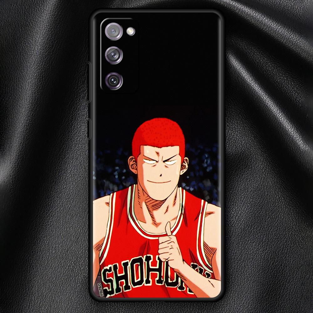 Anime SLAM DUNK Soft Black Case For Samsung Galaxy S21 Ultra S20 FE S10 Plus S10e S9 S8 S7 M51 M31 Silicone Shell Phone Cover