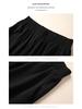 Women's High Waist Ice Silk Quick-Dry Pants: Lightweight, Loose-Fit, Nine-Point Straight Leg Trousers for Summer.