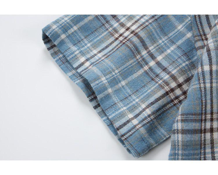 Special Offer: Men's Plus Size Retro Plaid Casual Short Sleeve Shirt