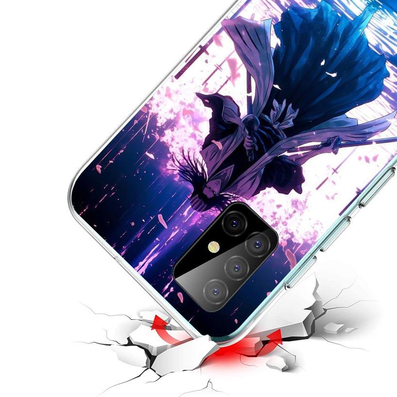 Bleach Kuchiki Byakuya Phone Case For Samsung Galaxy A12 A52S A42 A32 A22 A51 A50 Note 20 Ultra 10 S10 Plus A71 A70 A31 A30 A10S