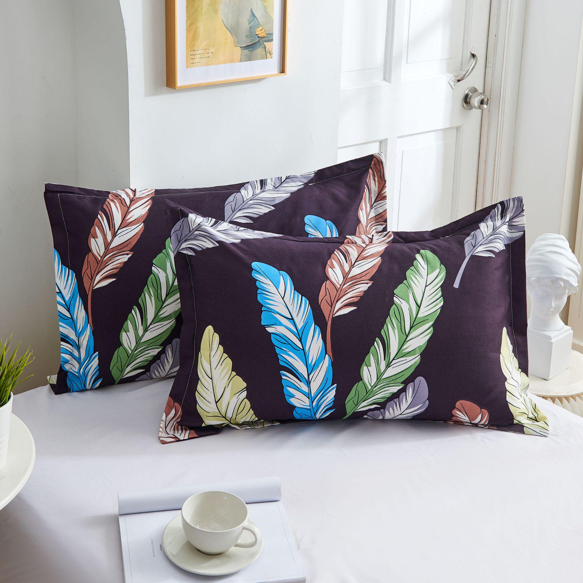 

Набор из 2 дышащих фланелевых наволочек 74x48см - Идеально для студентов 74*48cm (One Piece)