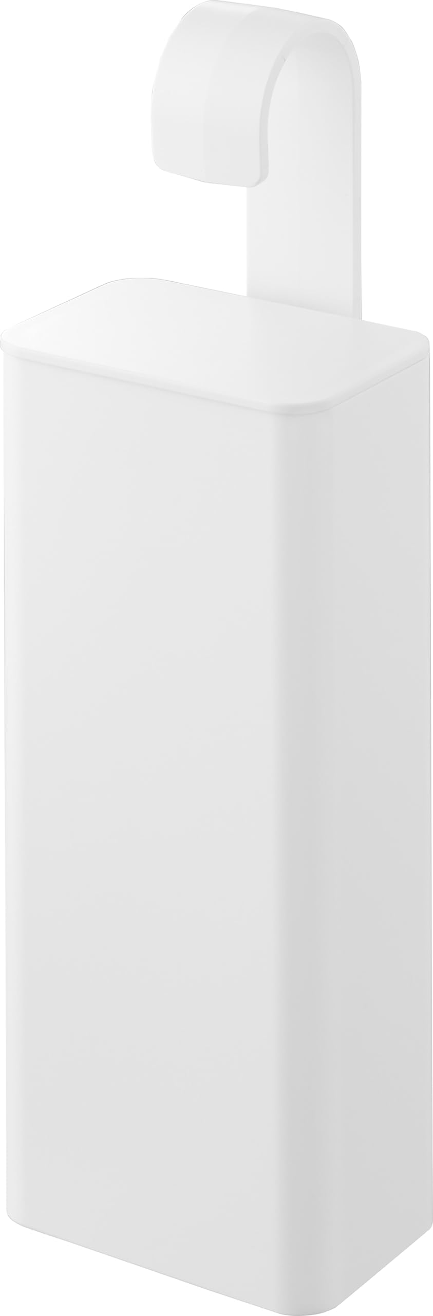 

Yamazaki Tower Хранение пакетов для пополнения ванной комнаты x x Плавающий пополняемый 10149 Навесной диспенсер, Держатель, Маленький, Белый, Ш8.2 Г6.7 В26.8см, Хранение, Крышка,