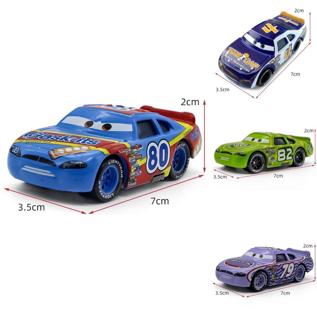 Durable Cars Lightning Mcqueen Alloy Toy Model Sheriff And Cabrera For Kids