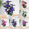 Artificial Potted Plant Portable Fadeless Plastic Home Decor Simulation Flower