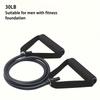 1pc Fitness Stretching Rope 5 Speed Resistance Belt with Handle, Ideal for Home Exercise, Pilates, Body Shaping, Perfect Gift for Christmas