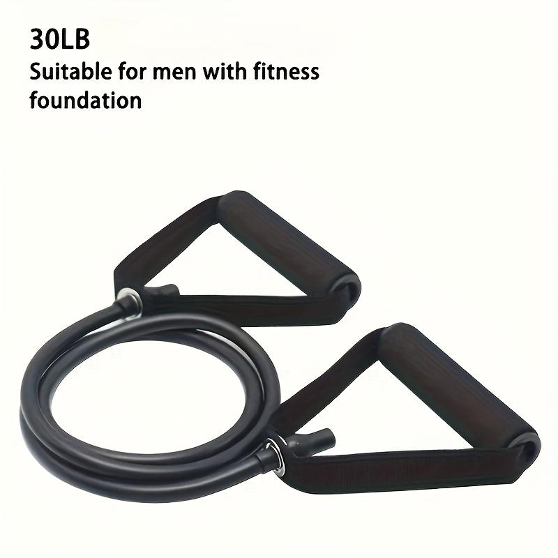 1pc Fitness Stretching Rope 5 Speed Resistance Belt with Handle, Ideal for Home Exercise, Pilates, Body Shaping, Perfect Gift for Christmas