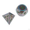 7 Pcs. Vintage D4 D20 Metal Cube For Board Game, Zinc Alloy