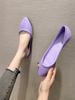 Fashion Soft soled shallow mouth spring pointed women's flat shoes are casual fashionable simple comfortable single women's shoes