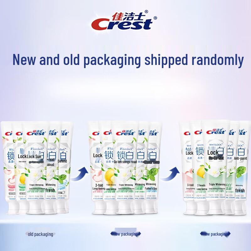 

Crest Whitening Toothpaste, Jasmine Peach