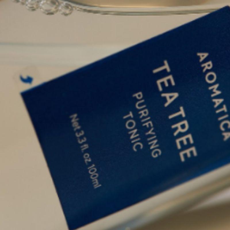 AROMATICA Tea Tree Purifying Tonic 100ml – Scalp Soothing & Sebum Control Treatment for Fresh, Healthy Hair