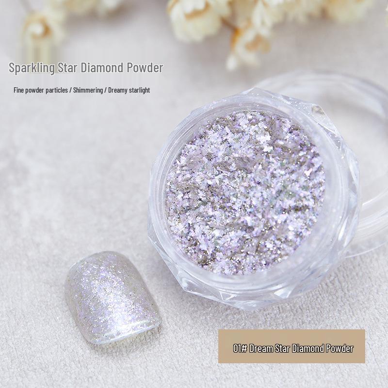 Japanese Dream Star Diamond Powder Glitter for Nail Art Decorations