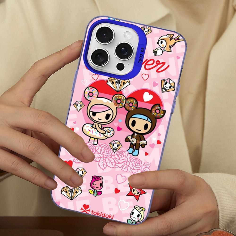 Japan Tokidokis Phone Case For IPhone 16 15 14 13 12 11 Pro Max X XR XSMAX 8 7 Plus Matte Shockproof Back Cover