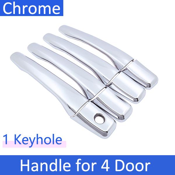 Fit for Mitsubishi Grandis 2003 2004 2005 2006 2007 2008 2009 2010 2011 Chrome Smart Door Handle Cover Car Accessories Stickers