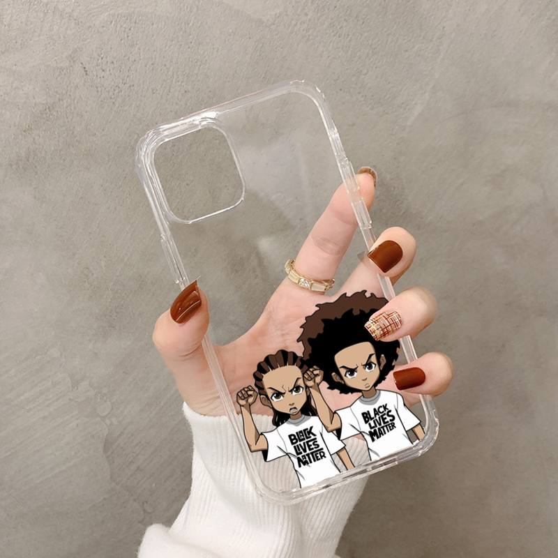 Huey Freeman Boondocks Phone Case for iPhone 11 12 13 mini pro XS MAX 8 7 6 6S Plus X 5S SE 2020 XR case