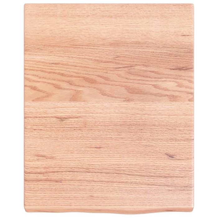 VidaXL Étagère murale marron clair 40x50x4 cm bois chêne massif traité 363633