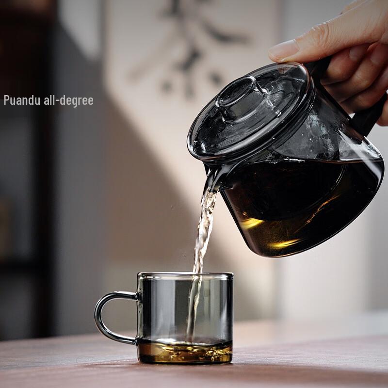Quandu Heat-Resistant Glass Teapot with Infuser