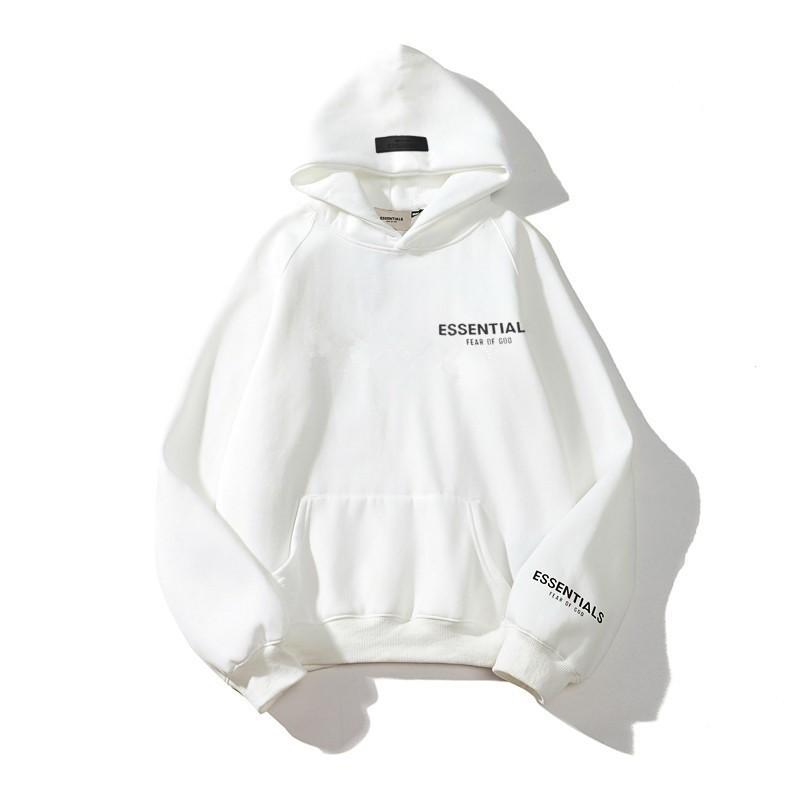 Mens Streetwear Hoodie With 3D Silicone Letter Print Oversized Fit Fleece-Lined Cotton Sweatshirt Winter
