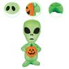 4FT Halloween Inflatable Toys Alien with Pumpkin Decorations LED Lighted Blow Up for Party Indoor Outdoor Garden Yard Decor