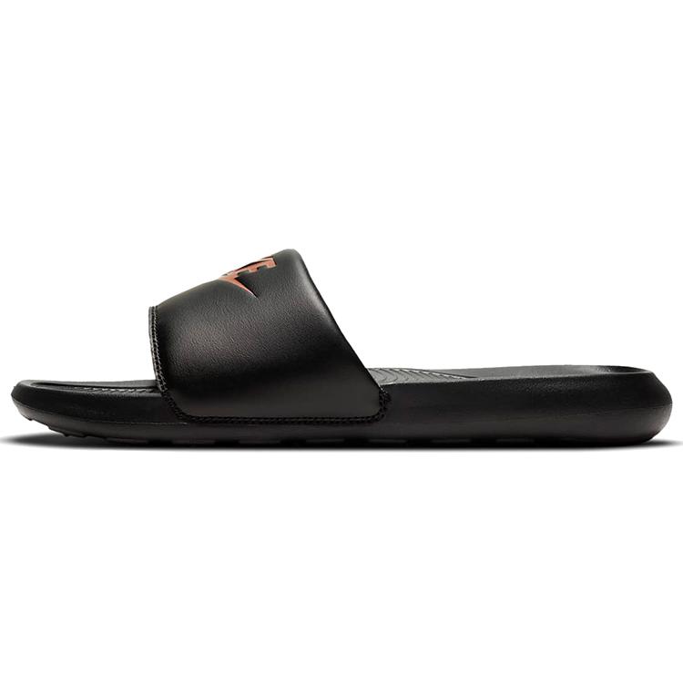 

New Nike Victori One Slide Black Metallic Red Bronze Women s CN9677-001 35.5