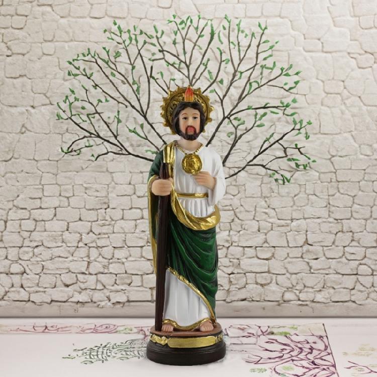 Quality Resin Marys Jesuses Statue Light Yet Solid Faith Inspireds Home Accent Catholic Figurine Ornamentation