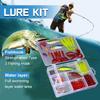 51Pcs Topwater Bait Rigs Multifunction Lure Tackle Kit Carbon Steel Biomimetic Fish Bait for Outdoor Fishing Accessories Tool