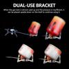 Stainless Steel Folding Triangular Stable Bracket Outdoor Camping Stove Gas Tank Support Portable Holder