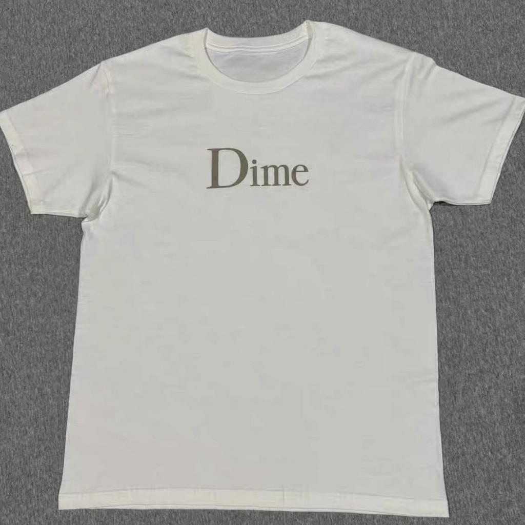 Trendy American New Letter-printed Short-sleeved Pure Cotton Summer Round-neck T-shirt of The Same Style in Europe America