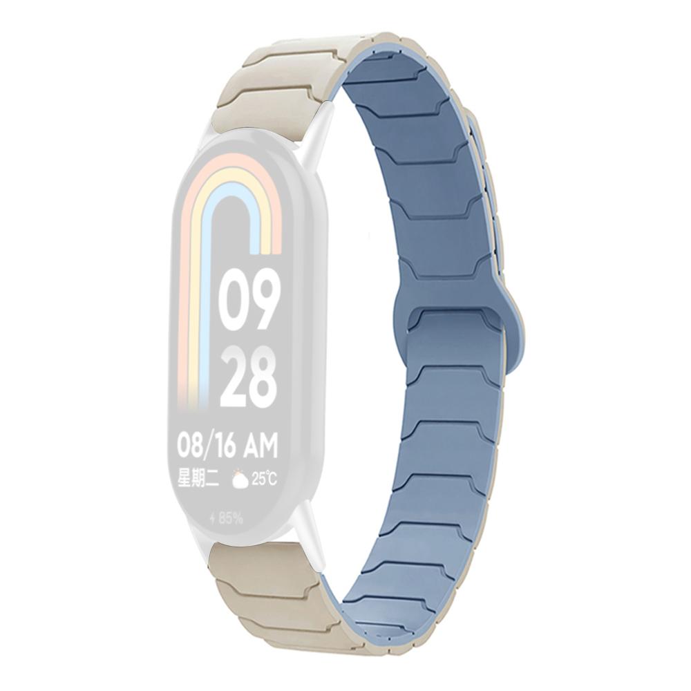 Watch Band for Xiaomi Smart Band 10/9/8 Silicone Magnetic Replacement Strap