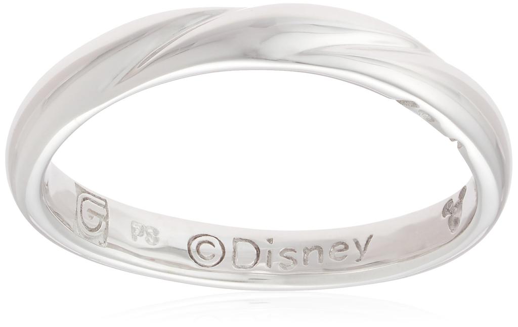 ESTELLE Ruby Silver Disney Pairing Rings/Men's/RIBBON, 0191-0700-0011-0017, Japanese Size 17