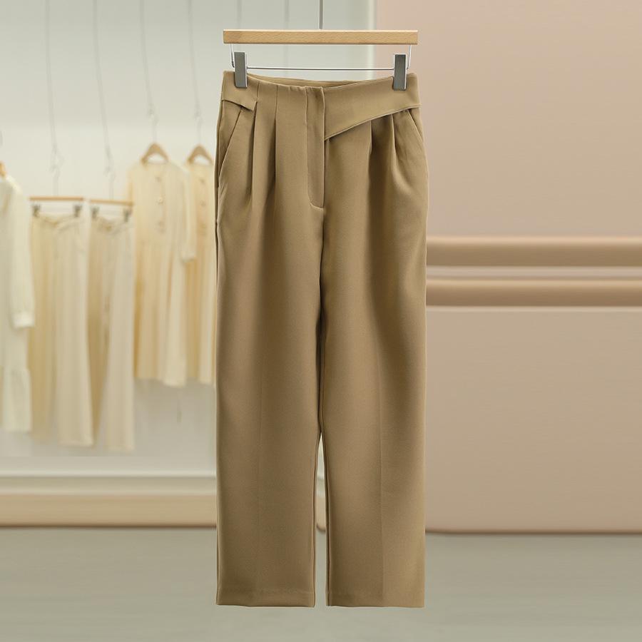 

Wei Mei High-Waisted Straight-Leg Loose Casual Pants - Autumn 25 Collection Medium верблюд
