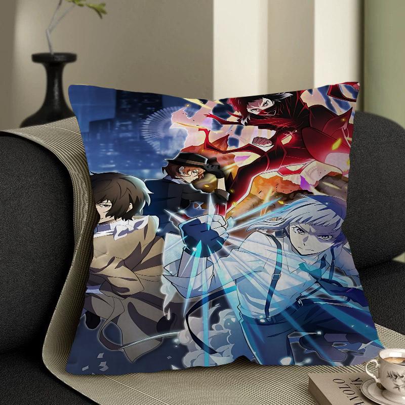 

B-Бродячие псы аниме подушка аниме подушка диван кровать подушка для головы наволочка чехол для подушки 45x45 см мода 16x16Inch