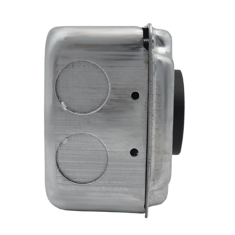 Multipurpose NEMA 14 30R 30A Electrical Receptacle Assembly With Square Metal Box Sliding Covers and Brackets Use