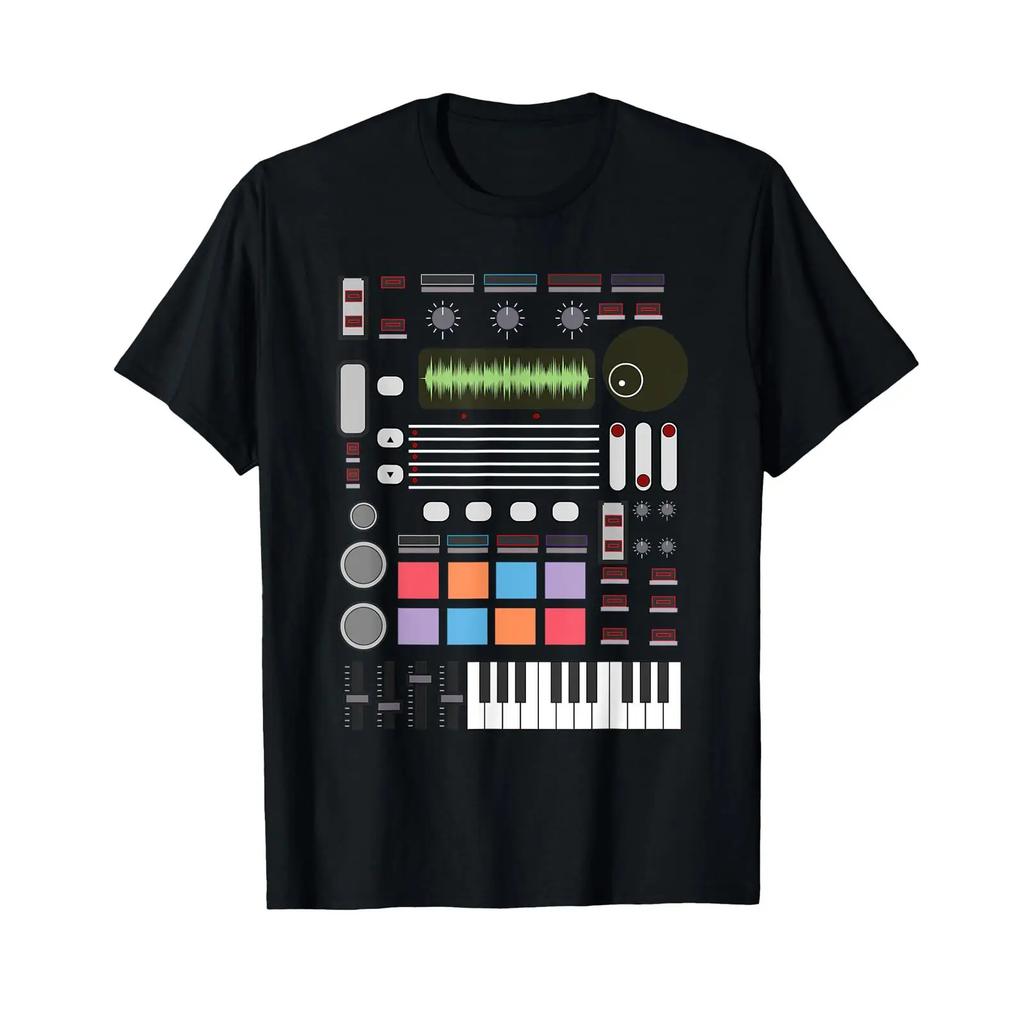 Synthesizer Drum Machine T Shirt For Electronic Music Producer Artist Musician Dj Lover Adult Kids Vintage Stylish