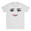 Round Neck Short Sleeve Clothing Summer Novelty Harajuku Streetwear Robot Robloxs Woman Face Game Tshirt Aesthetic Clothes