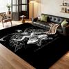 Dark Occult Baphomet Pentagram Art Indoor Rug Thick Nonslip Carpet For Hallway Doorway Kitchen Home Decor Birthday Gift