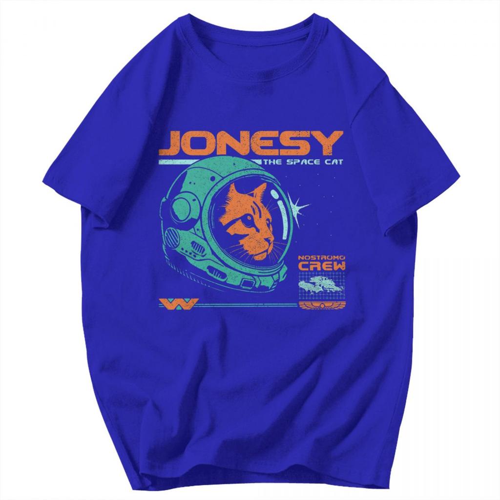 Men T Shirt Jonesy  Surviving Nine Lives Aboard The Nostromo Awesome Idea Y2K Graphic Short Sleeve Unisex Clothes T Shirts