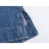 2026 Women's Street Fashion: V-Neck Drop Shoulder Denim Jacket