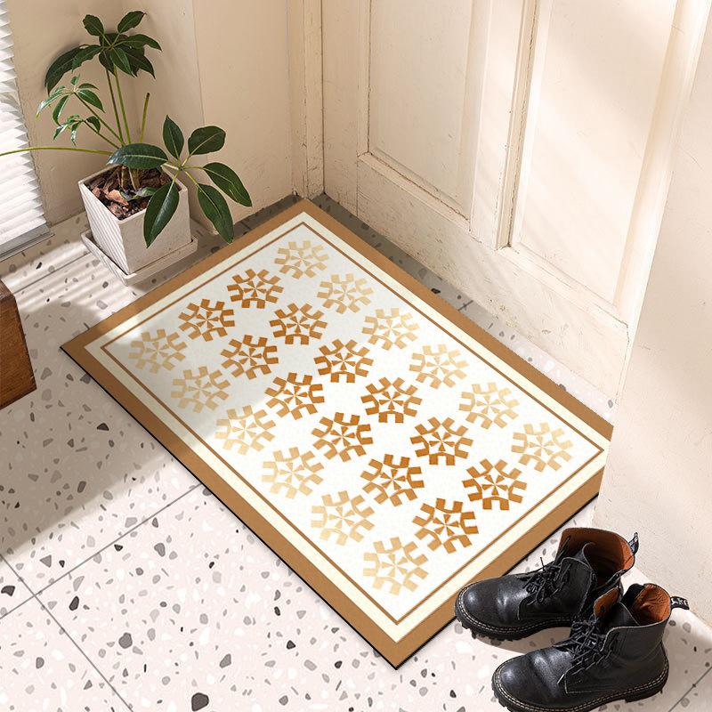 Kitchen Non-slip Mat Simple Absorbent Oil Absorbent Long Anti-dirty Foot Mat Entry Bathroom Bathroom Door Anti-fall
