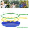 Big Bubble Wands Set Toys Large Bubble Making Maker with Tray for Kids Adult Summer Outdoor Party Favors Gifts Birthday Games