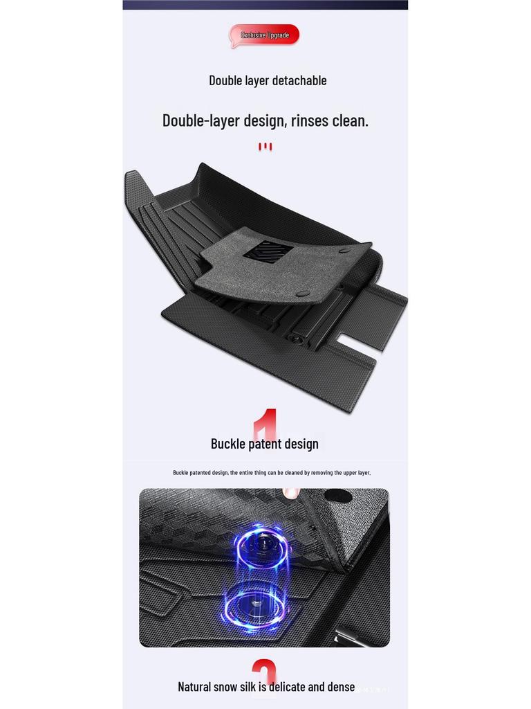2025 Voyah Zhiyin TPE Floor Mats Full Coverage Car Accessories