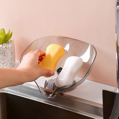 Sink Drain Rack Transparent Suction Cup Soap Sponge Storage Organizer Drain Strainer for Kitchen