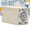 H3Y2 Delay Timer 8 Pin Timer Relay 0~60 Minutes Dial Type 5A for Multiple Purpose  Less Than Br More Than (220VAC )