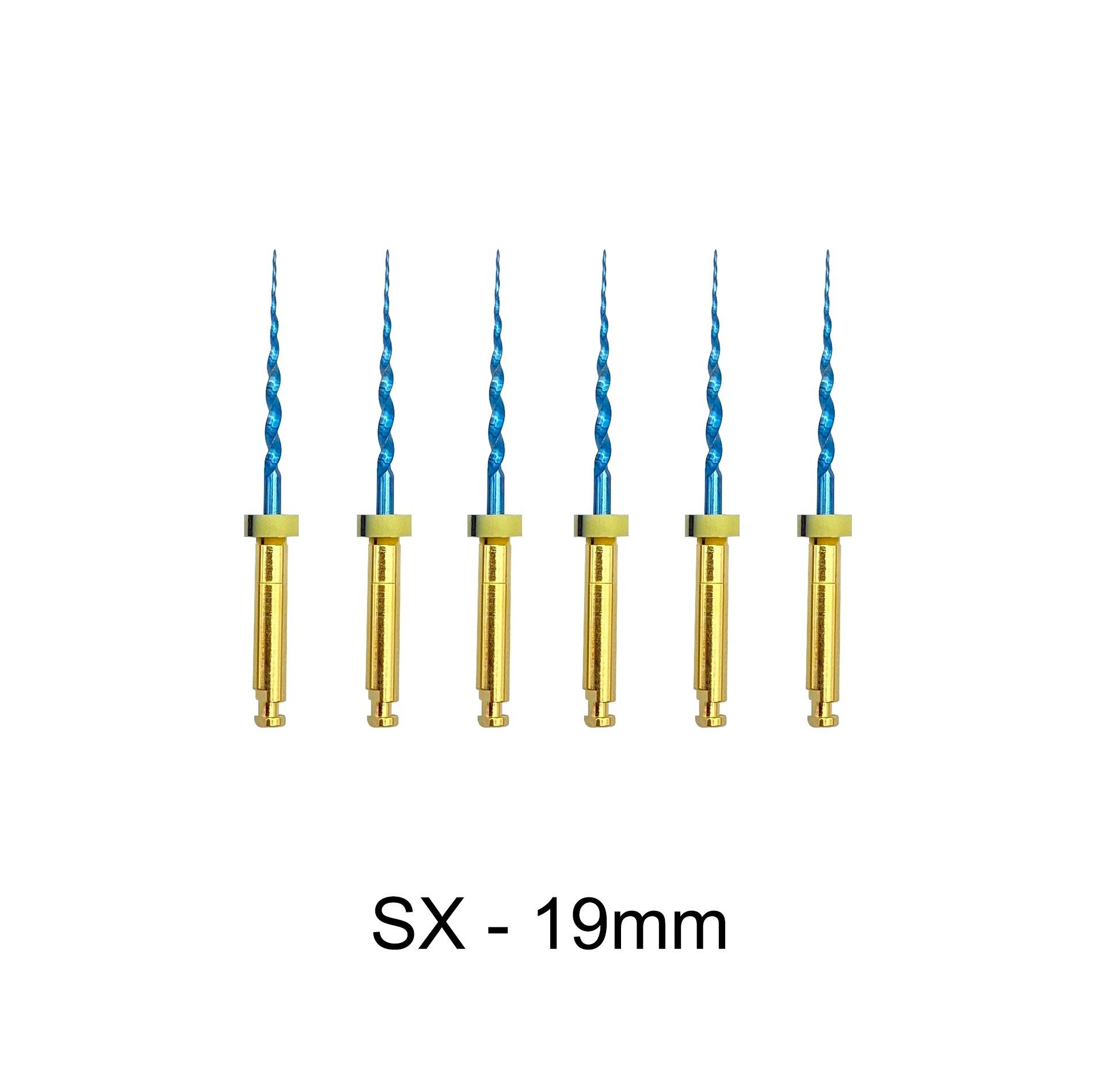 

Супер-файл для стоматологических инструментов, синий роторный Pro, гибкий конусный файл для активации тепла, для корневых каналов 19mm SX